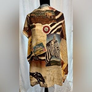 Ralph Lauren Safari Multicolor Silk Scarf